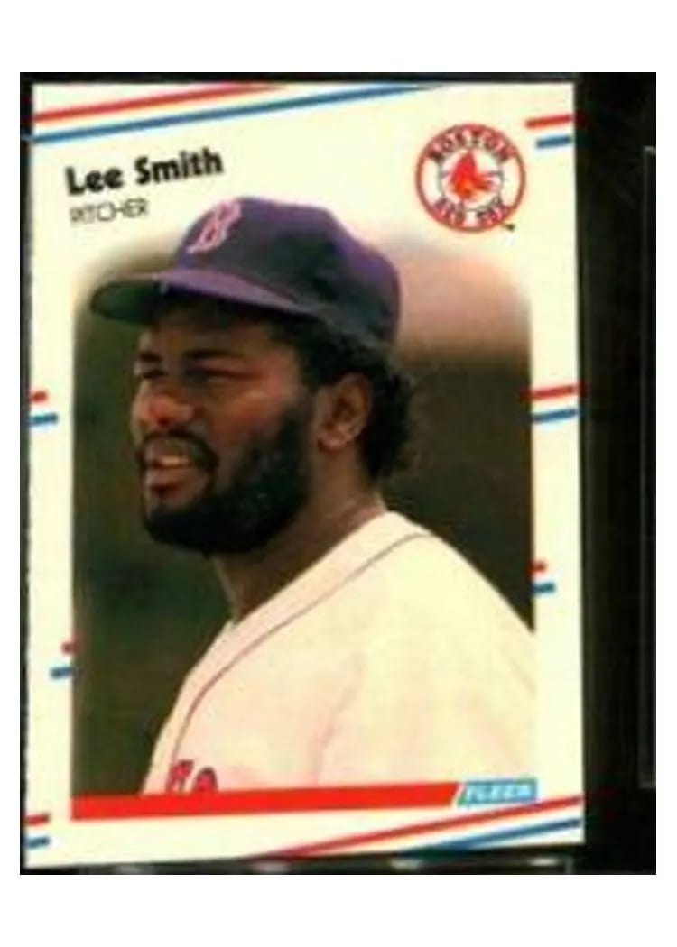 1988 Fleer Mini Lee Smith #9 card