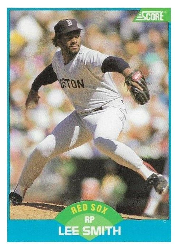 1989 Score Lee Smith #150 card
