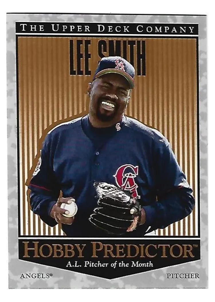 1996 Upper Deck Hobby Predictor Lee Smith #H19 card