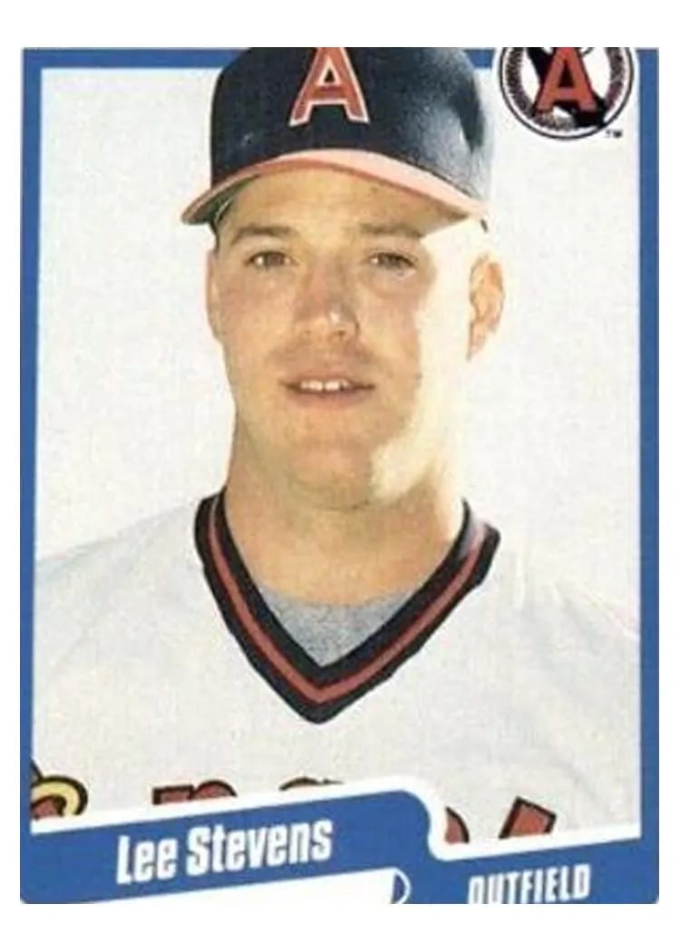 1990 Fleer Lee Stevens #145 card