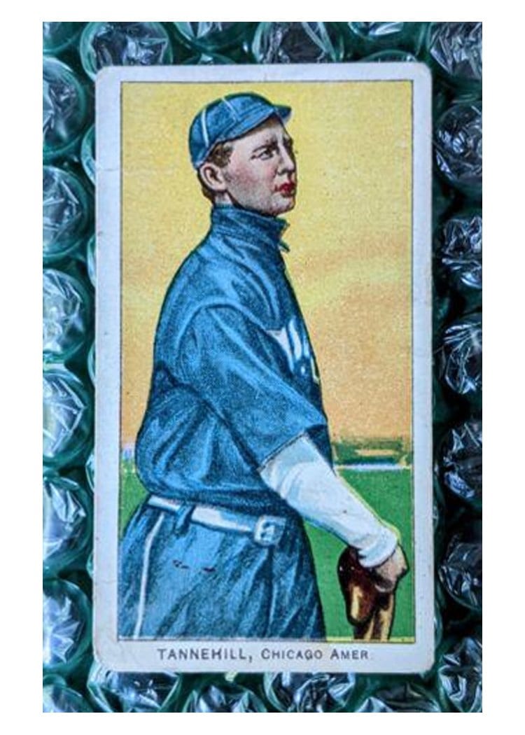 1909 T206 Piedmont 350-460 Factory 25 Lee Tannehill card
