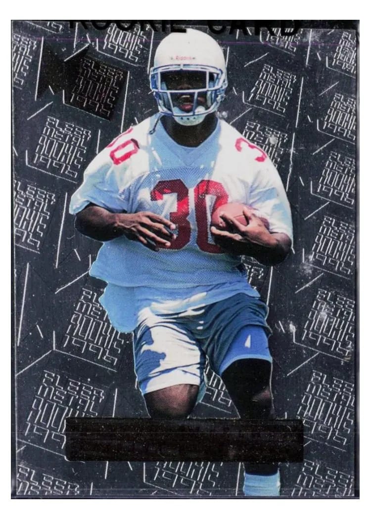 1996 Fleer Metal Leeland McElroy #140PM card