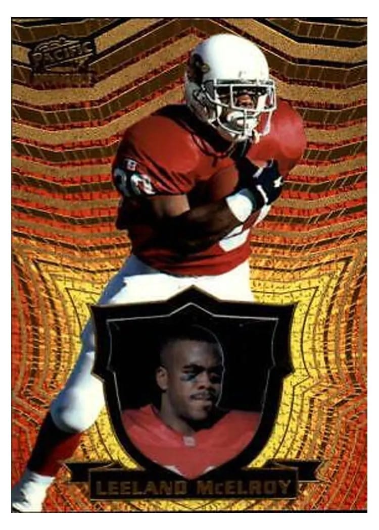 1997 Pacific Invincible Leeland McElroy #4 card