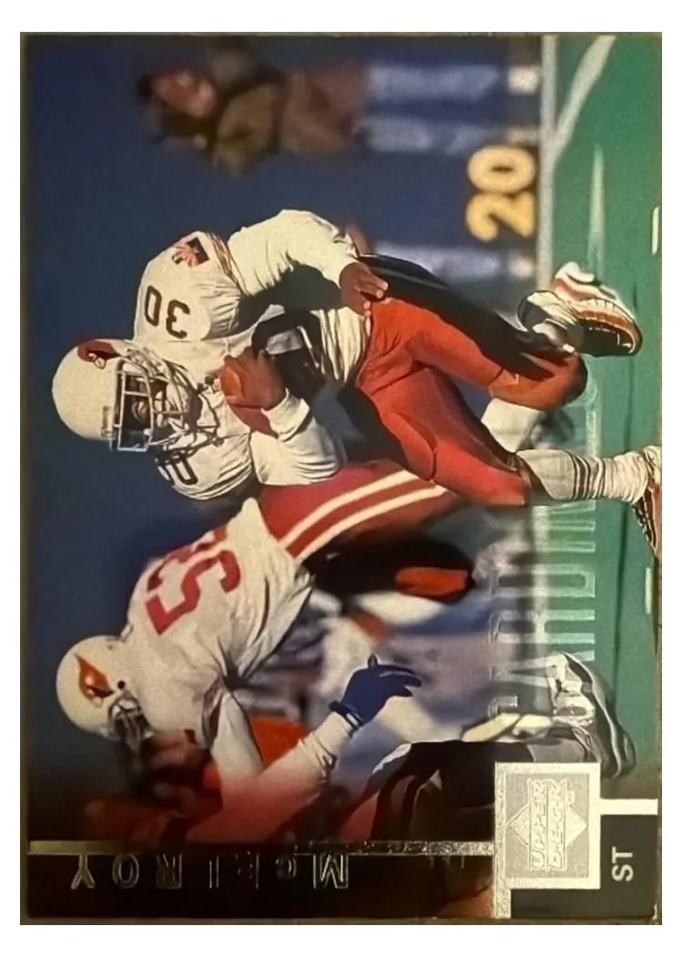 1997 Upper Deck Leeland McElroy #103 card