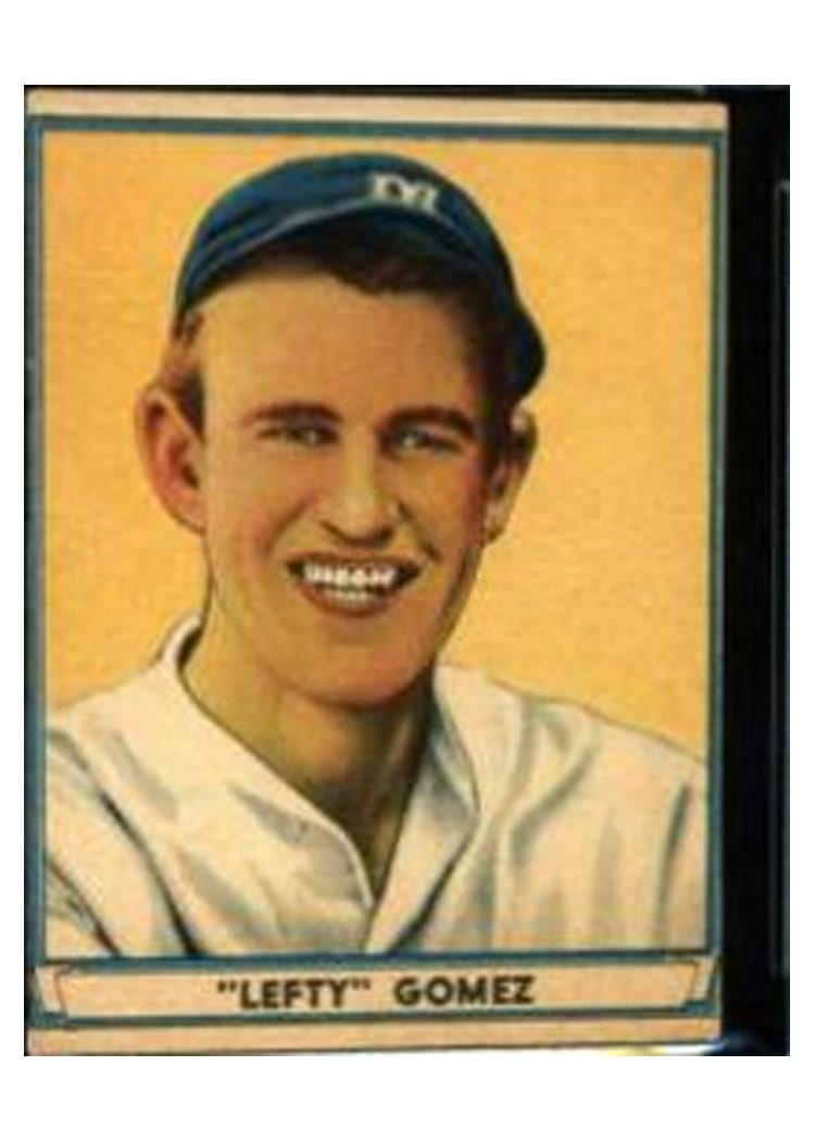 1941 Play Ball Lefty Gomez card