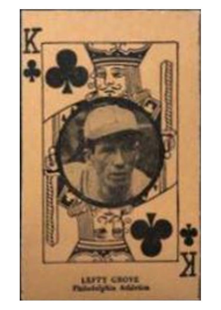 1927 W560 Hand Cut Lefty Grove card