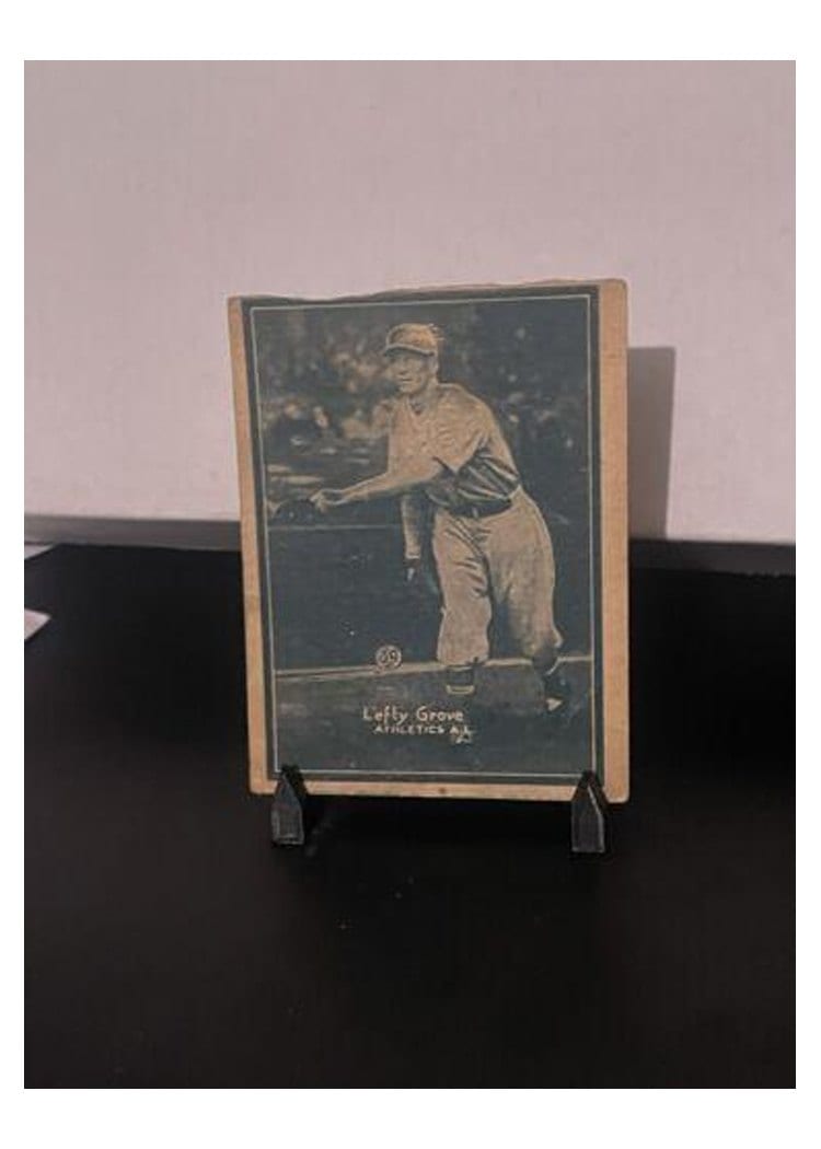 1931 W517 Lefty Grove Hand Cut #39 card