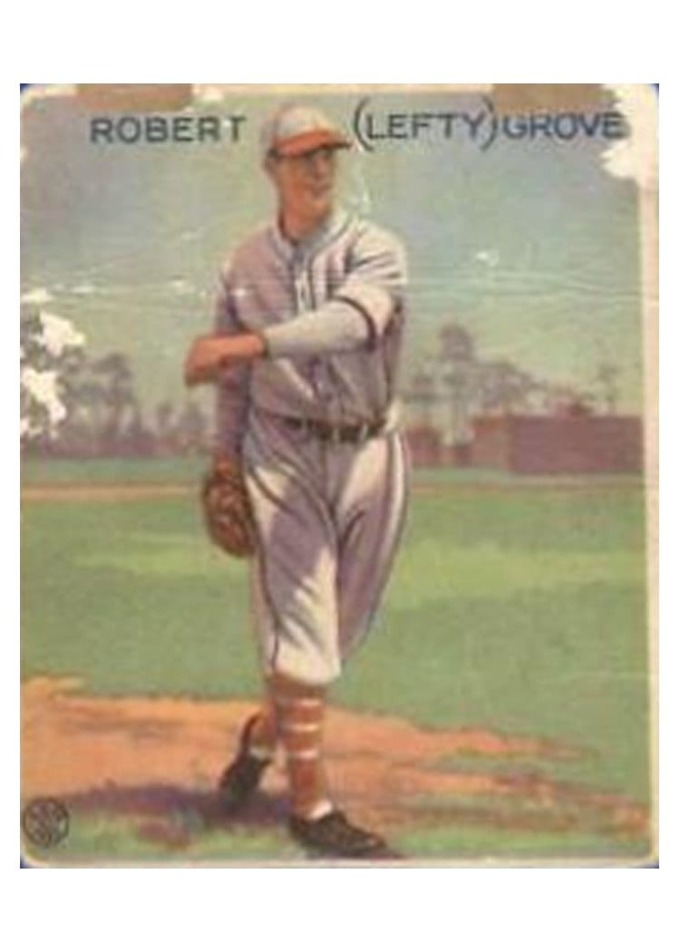1933 Goudey Lefty Grove #220 card