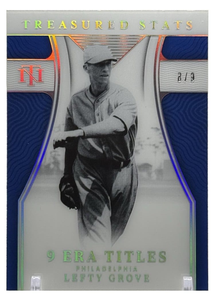 2022 Panini National Treasures Treasured Stats Lefty Grove #TS-37 card