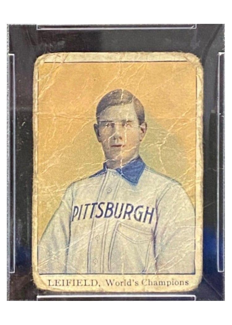 1910 Tip Top Bread Pittsburgh Pirates Lefty Leifield card