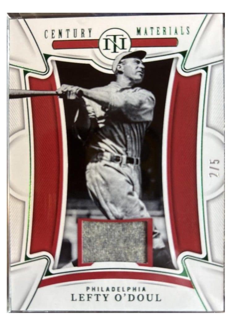 2023 Panini National Treasures Century Materials Lefty O'Doul #9 card