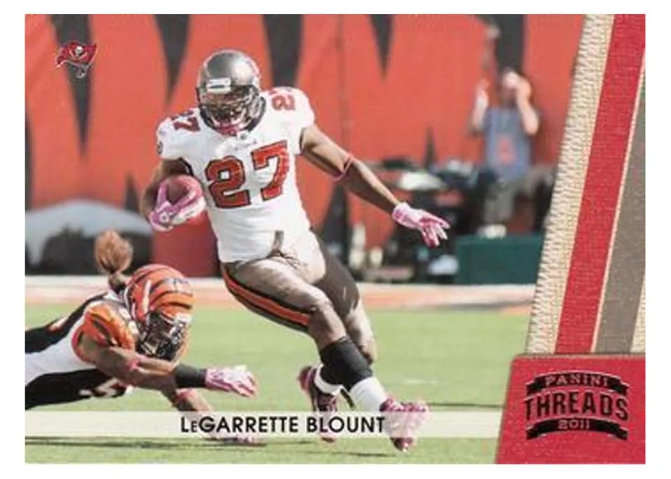 2011 Panini Threads LeGarrette Blount #140 card