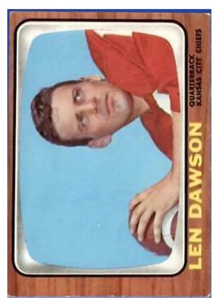 1966 Topps Len Dawson #67 card