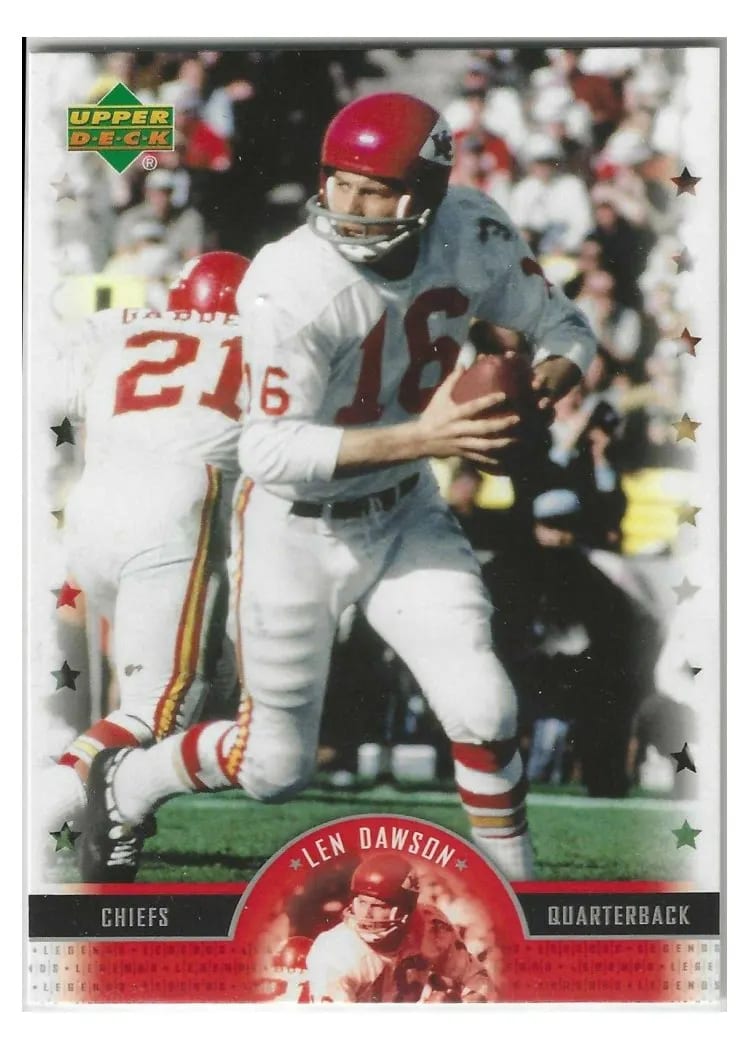 2005 Upper Deck Legends Len Dawson #69 card