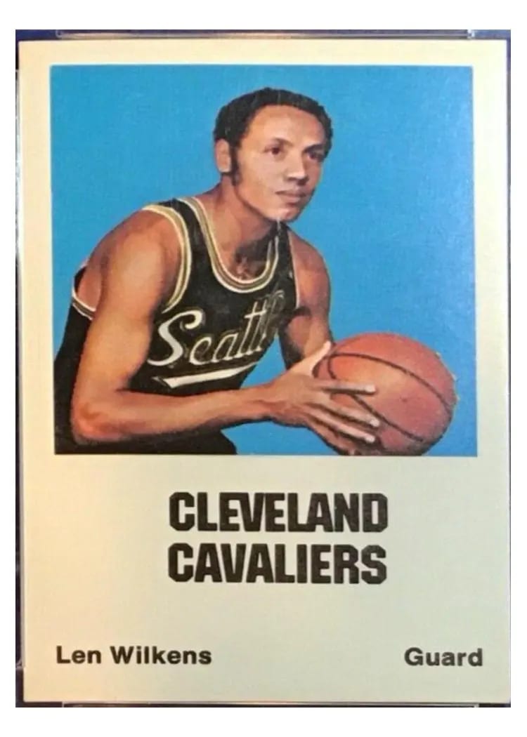 1972 Comspec Len Wilkens card