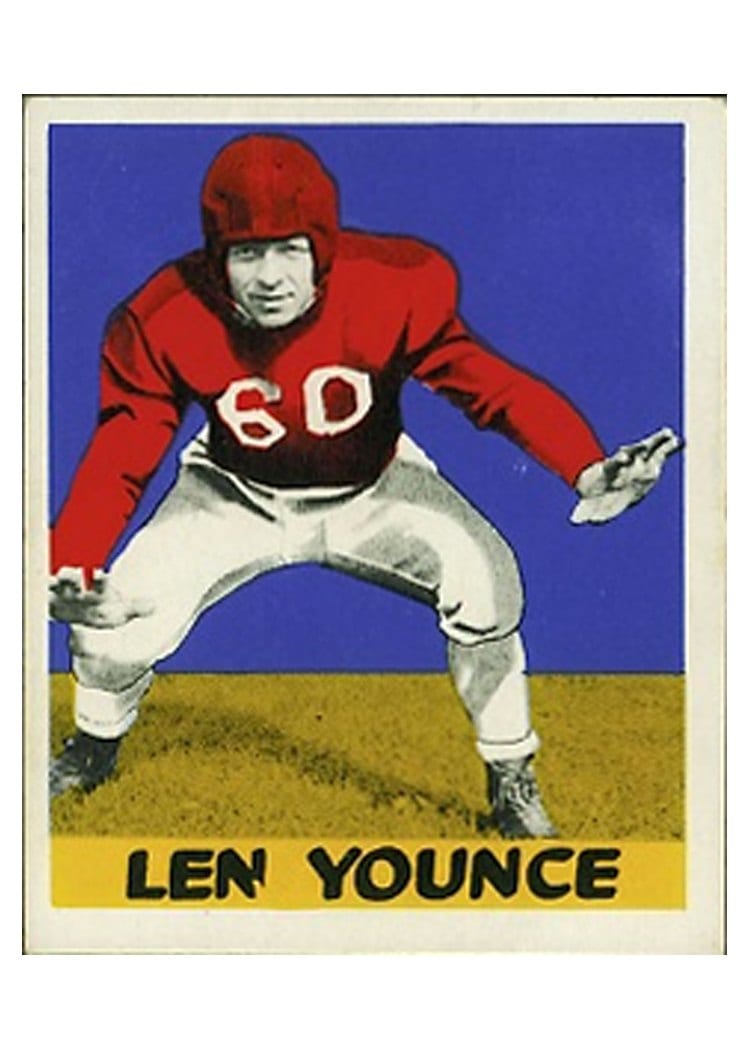 1948 Leaf Len Younce #61 card