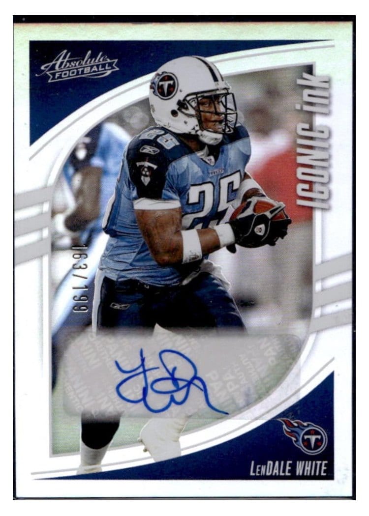 2025 Panini Absolute Iconic Ink LenDale White #II-LWE card