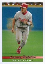1993 Upper Deck Base Set Lenny Dykstra #69 card