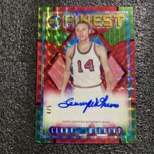 2023-24 Finest Flashback Autographs Lenny Wilkens #FLA-LW card