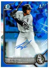 2022 Bowman Sapphire Edition Autographs Lenyn Sosa #BSPA-LS card