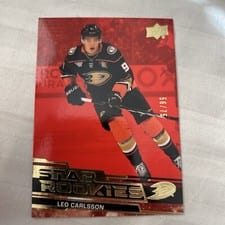 2023 Upper Deck Star Rookies Leo Carlsson Red #7 card