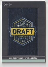 2024-25 O-Pee-Chee First Round Draft Patches Leo Carlsson #DP-3
