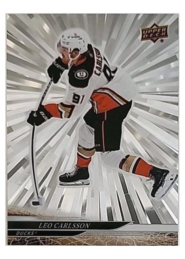 2024-25 Upper Deck Base Set Leo Carlsson #253 card
