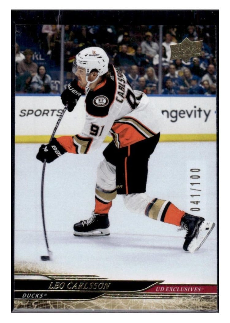 2024-25 Upper Deck Base Set Leo Carlsson #253 card