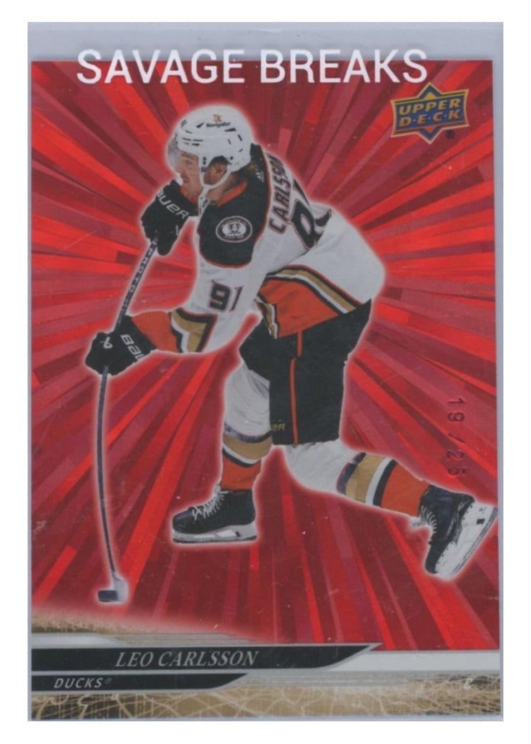 2024-25 Upper Deck Base Set Leo Carlsson #253 card
