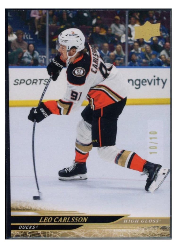 2024-25 Upper Deck Base Set Leo Carlsson #253 card