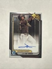 2024 Bowman Chrome Prospects Autograph Leo De Vries #CPA-LD card