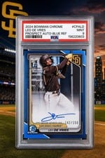2024 Bowman Chrome Prospects Autograph Leo De Vries #CPA-LD card