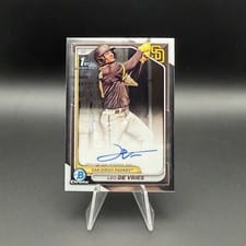 2024 Bowman Chrome Prospects Autographs Leo De Vries #CPA-LD card