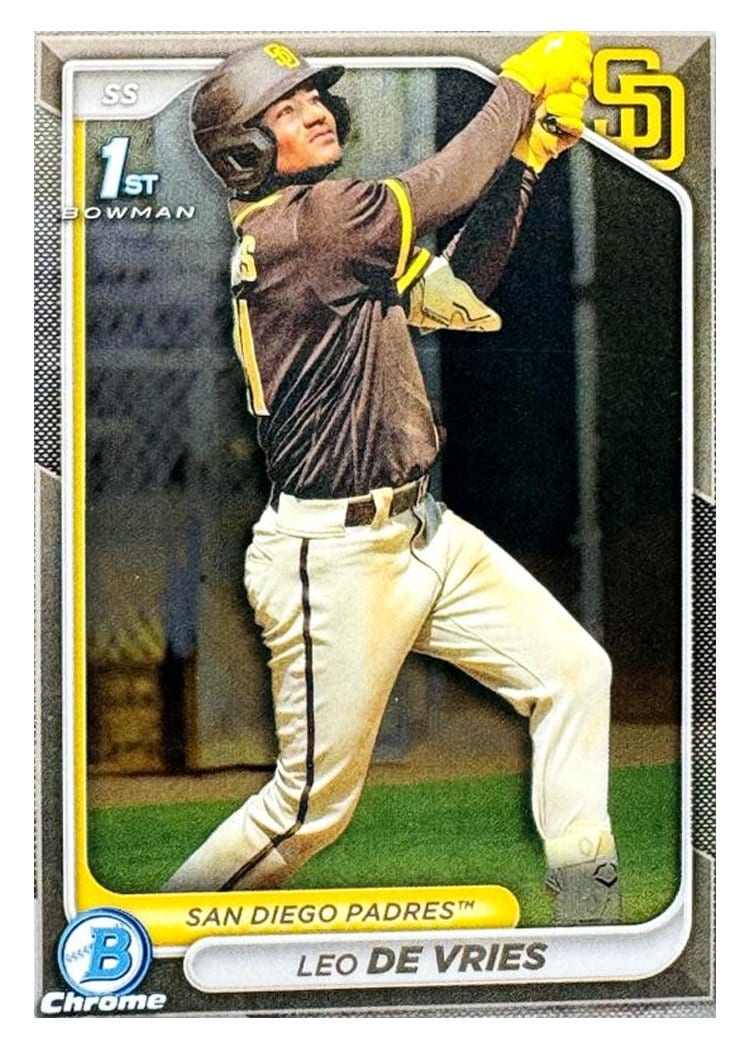 2024 Bowman Chrome Prospects Leo De Vries #BCP-179 card