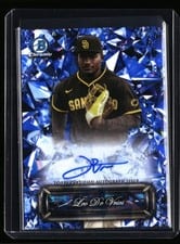 2024 Bowman Chrome Sapphire Edition Selections Autographs Leo De Vries #SSA-LD card