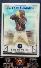 2024 Panini Boys of Summer Base Set Leo De Vries #80 card