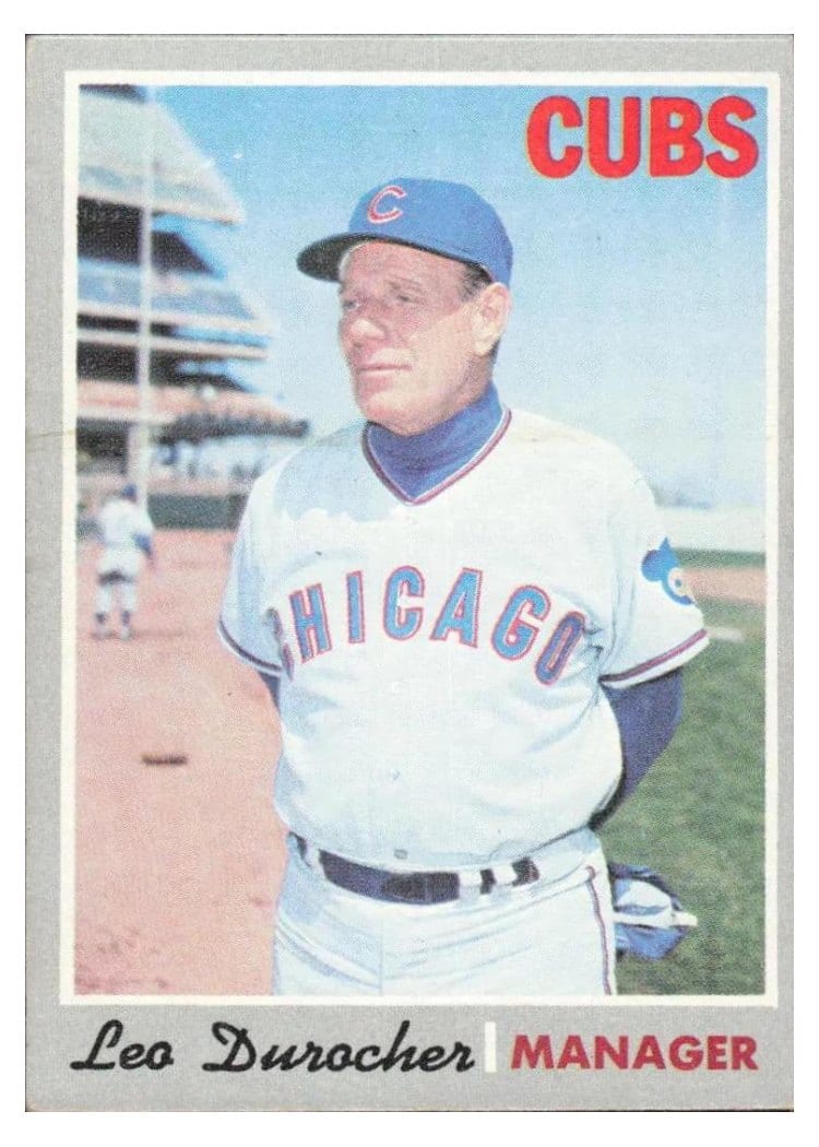 1970 Topps Leo Durocher #291 card