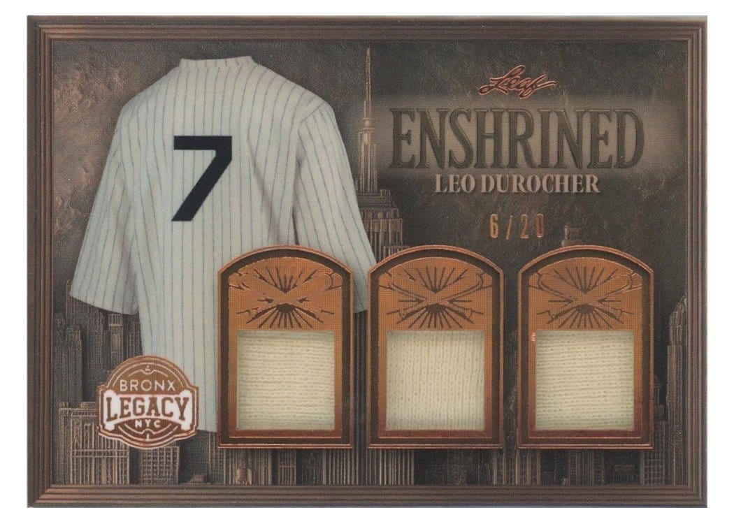 2025 Leaf Bronx Legacy Enshrined Leo Durocher #E-10