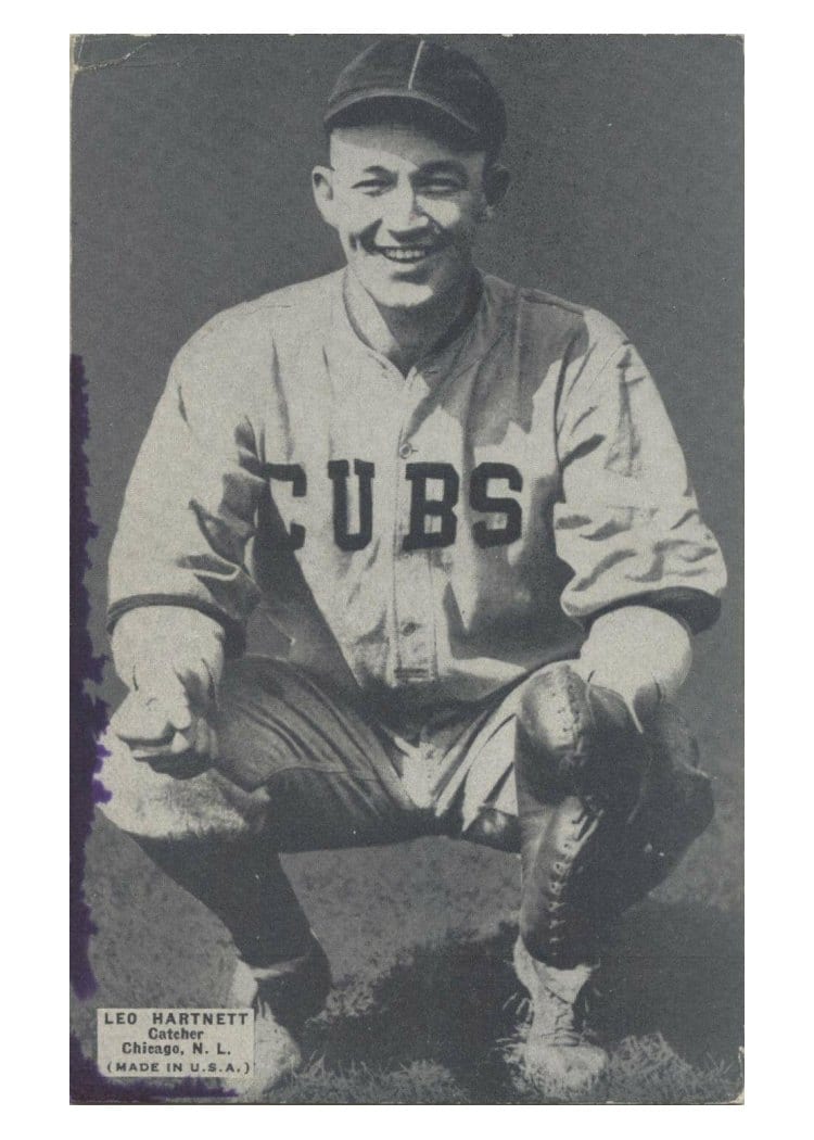 1925 Exhibits Leo Hartnett card