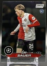 2023 Topps Stadium Club Chrome UEFA Leo Sauer #95 card