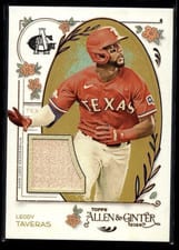 2024 Topps Allen & Ginter Allen & Ginter Relics B Leody Taveras (Texas Rangers) #AGR-LT card