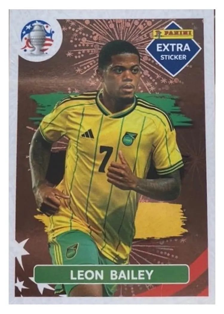2024 Panini Copa America Extra Sticker Leon Bailey card