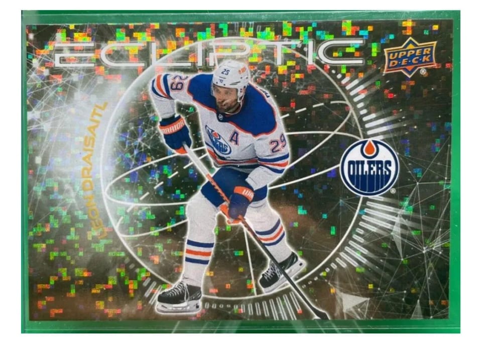 2023-24 Upper Deck Ecliptic Leon Draisaitl #EC-18 card