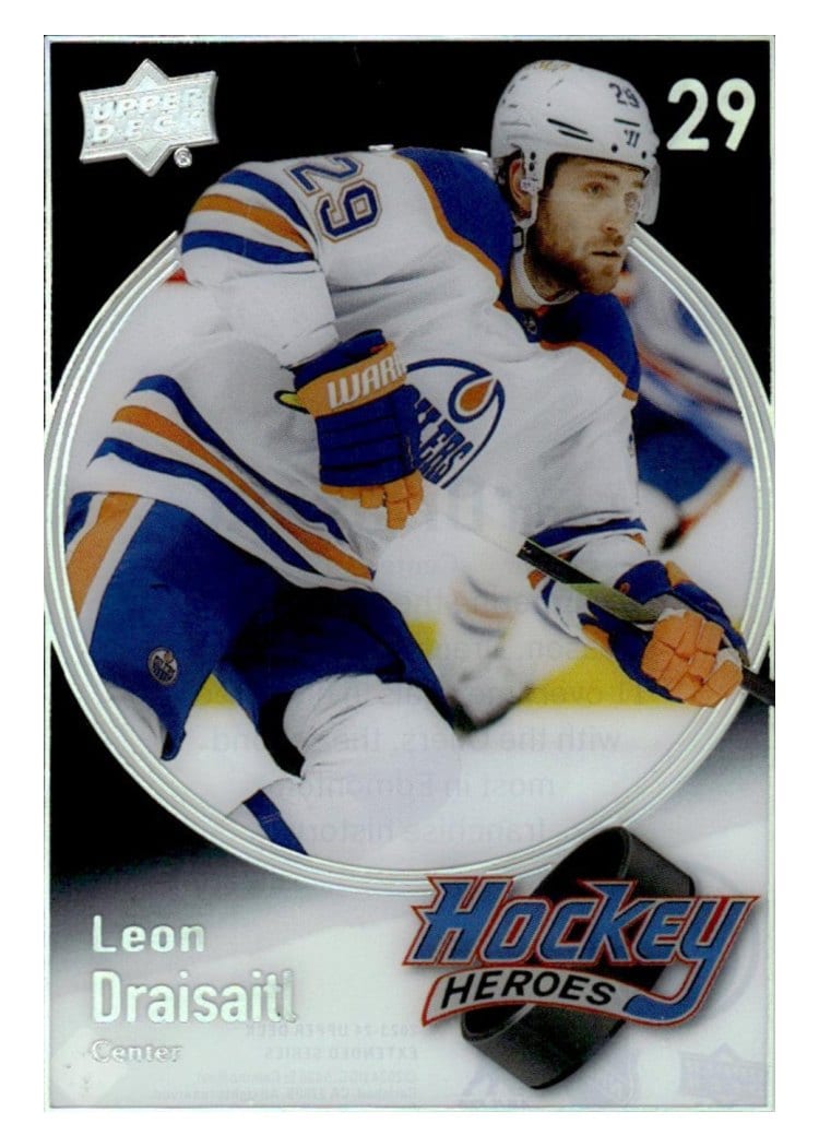 2023-24 Upper Deck Hockey Heroes Leon Draisaitl #HH-24 card