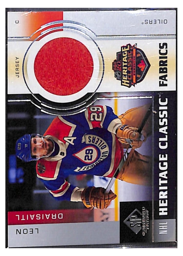 2024-25 SP Game Used 2023 Heritage Classic Fabrics Leon Draisaitl #HCF-3 card