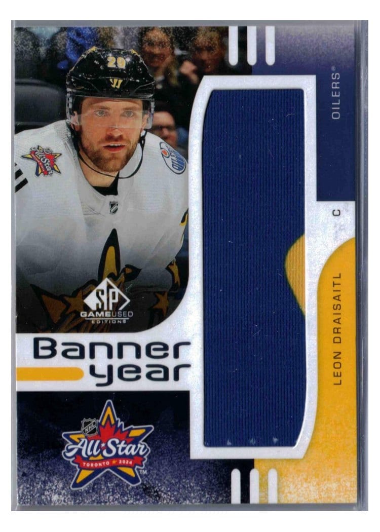 2024-25 SP Game Used 2024 All-Star Game Banner Year Relics Leon Draisaitl #BYAS-LD card