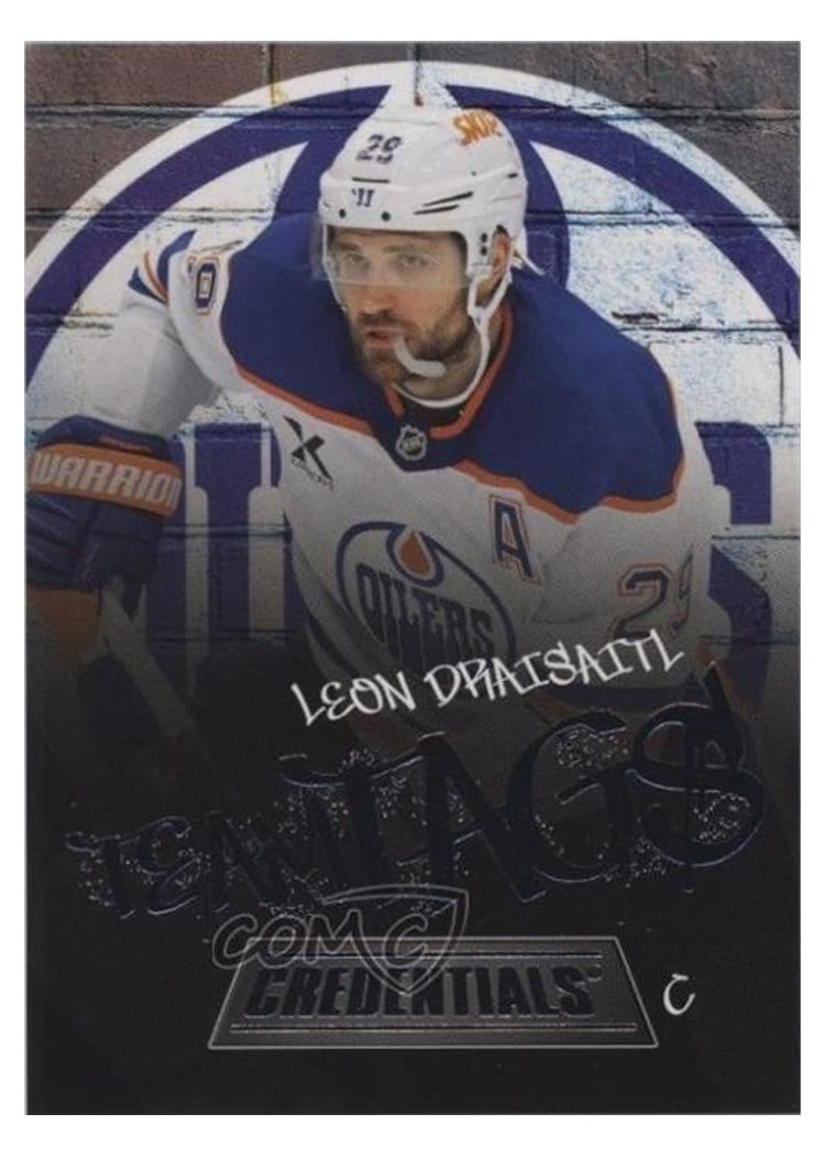 2025-26 Upper Deck Credentials Team Tags Leon Draisaitl #TT-26 card