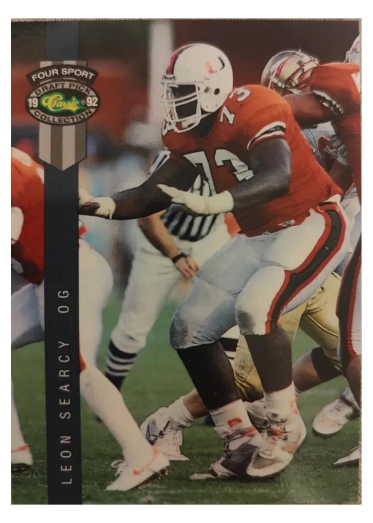1992 Classic 4 Sport Leon Searcy #132 card