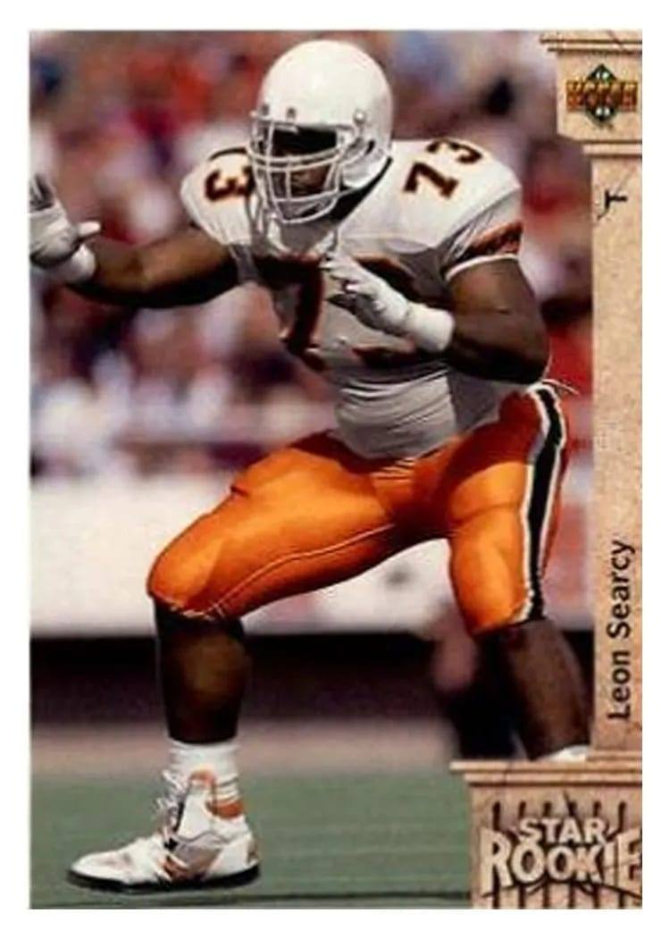 1992 Upper Deck Leon Searcy #20 card