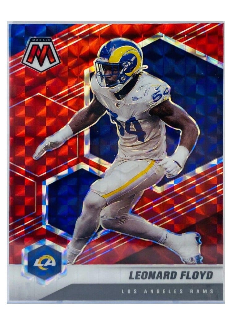 2021 Panini Mosaic Base Set Leonard Floyd #121 card